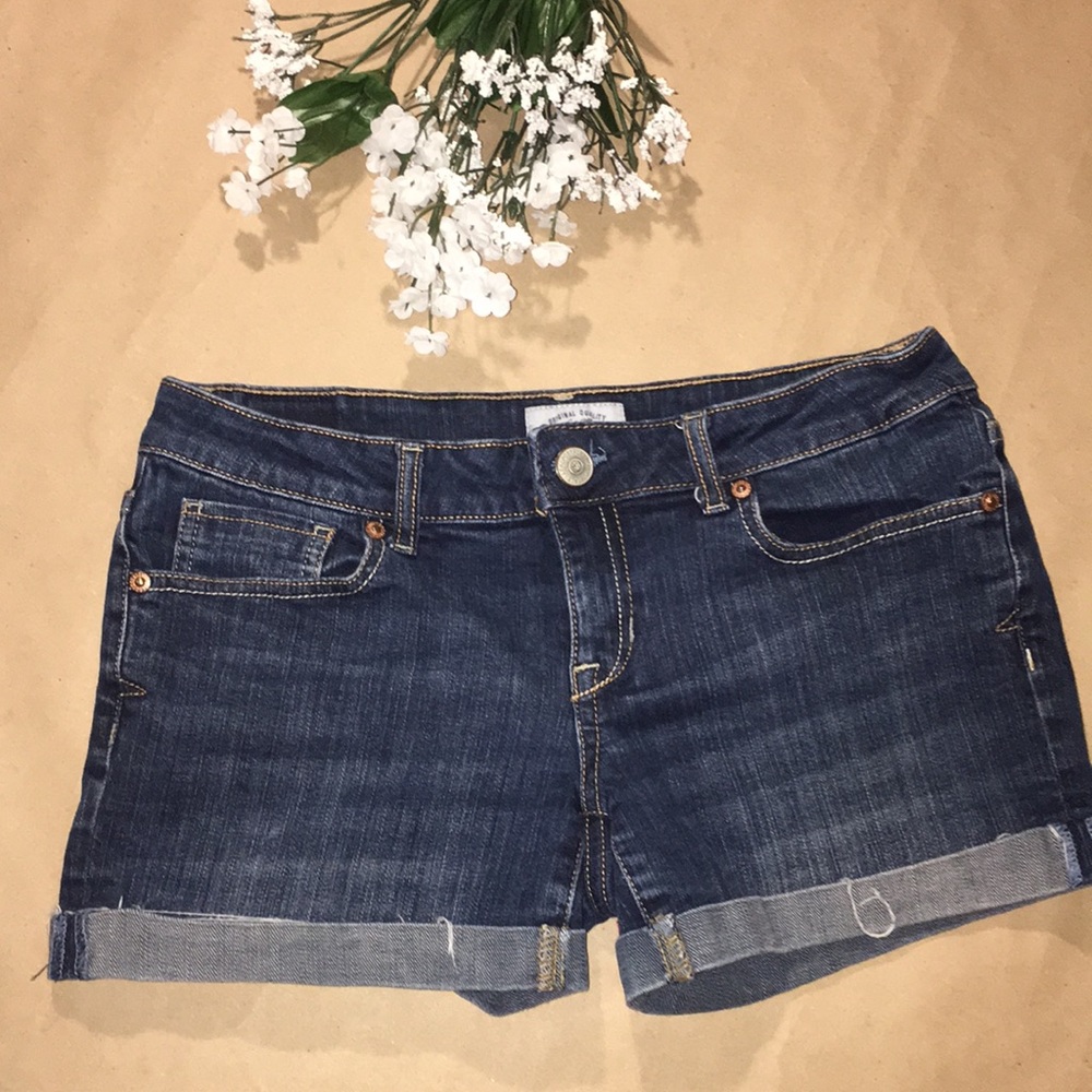 Aero denim shorts